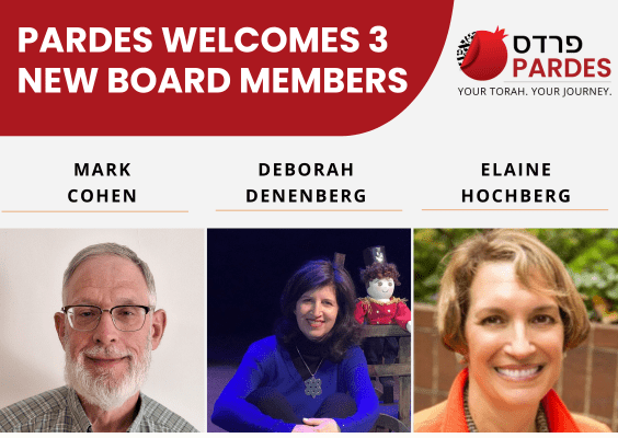9.23 &ndash; Pardes Welcomes New Board Members