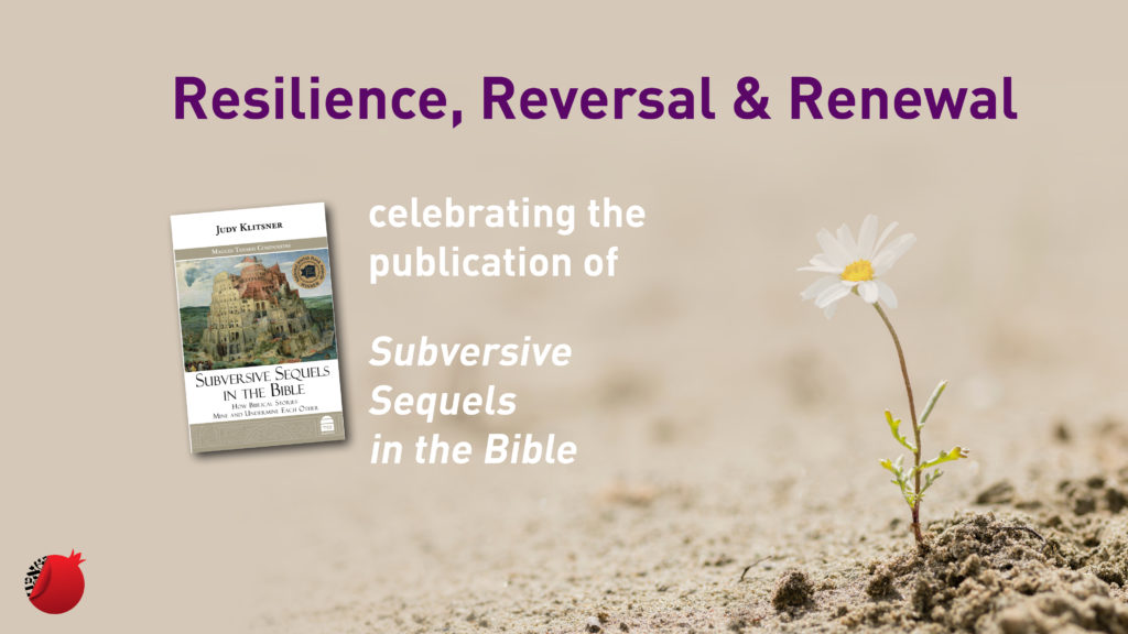 Book Dedication: Subversive Sequels in the Bible