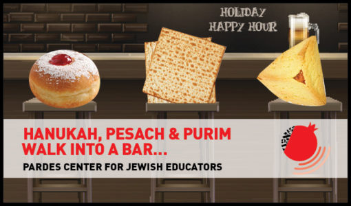 Hanukah, Pesach and Purim Walk into a Bar