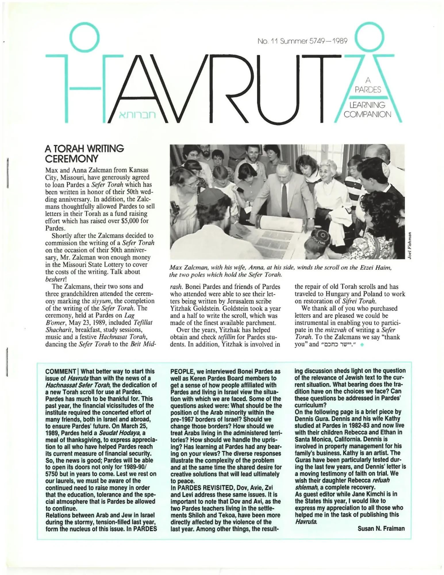 Havruta Summer 1989