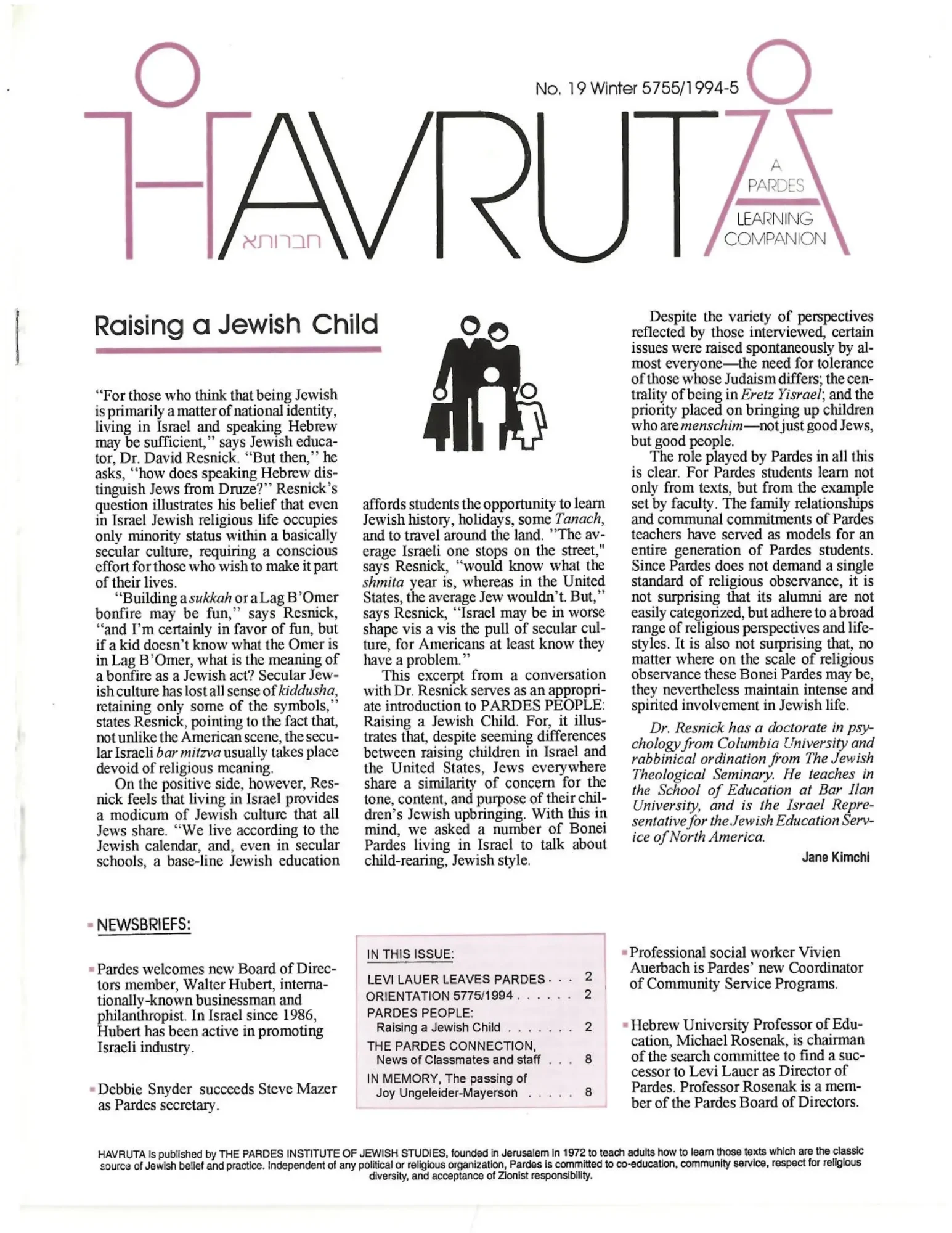 Havruta Winter 1994
