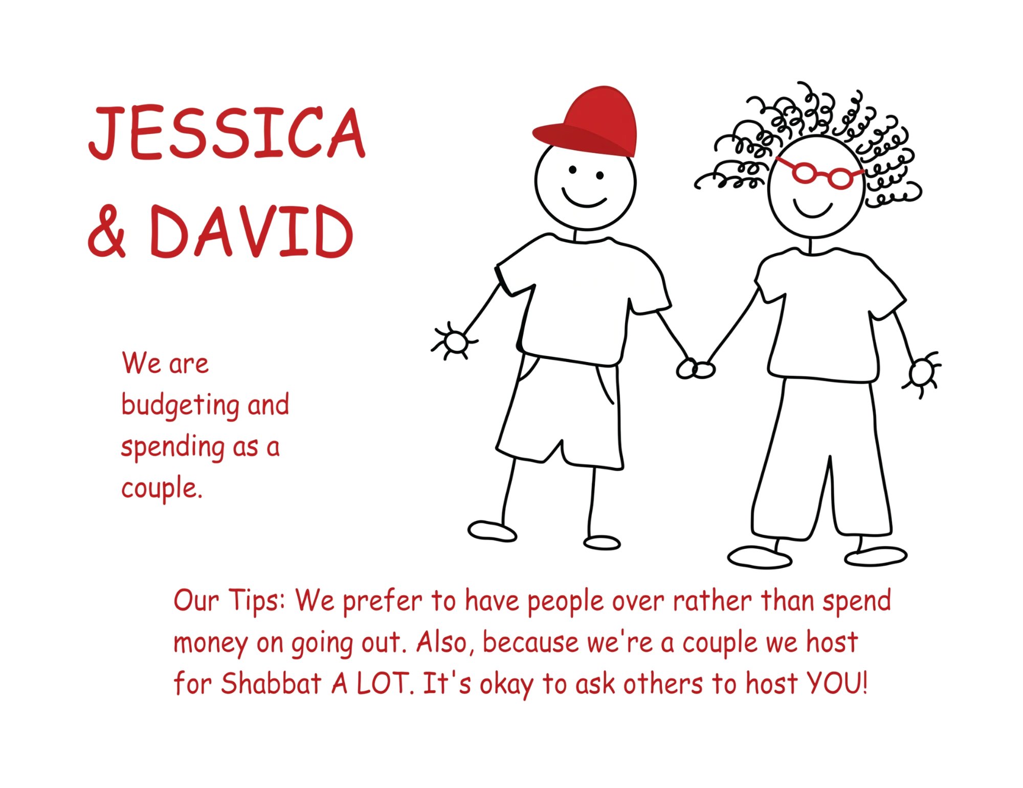 David and Jessica (24 & 26 years old)