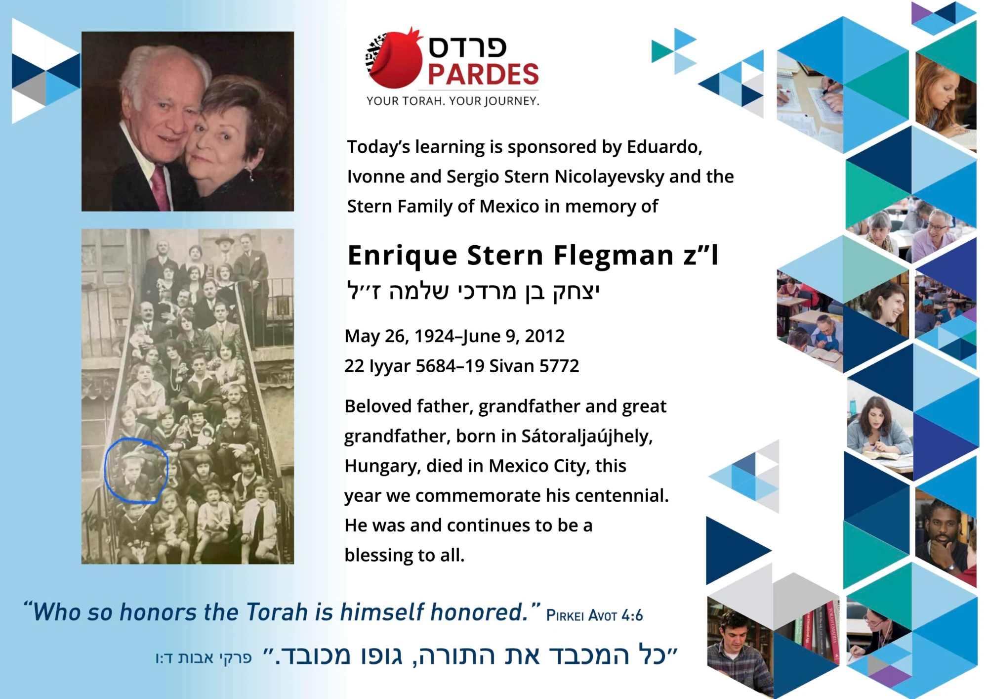 Day of Learning Enrique Stern Flegman