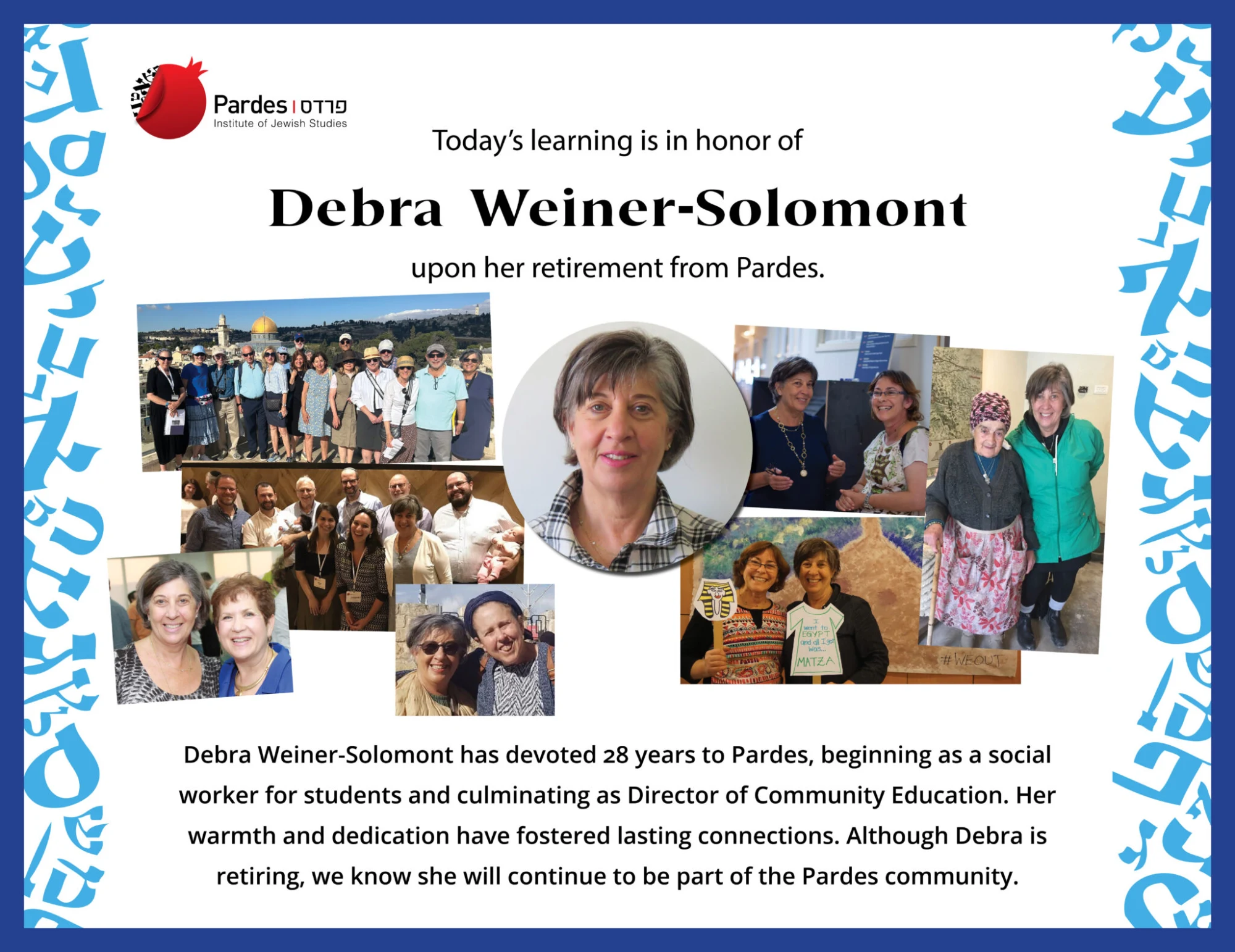 Dev Debra retirement