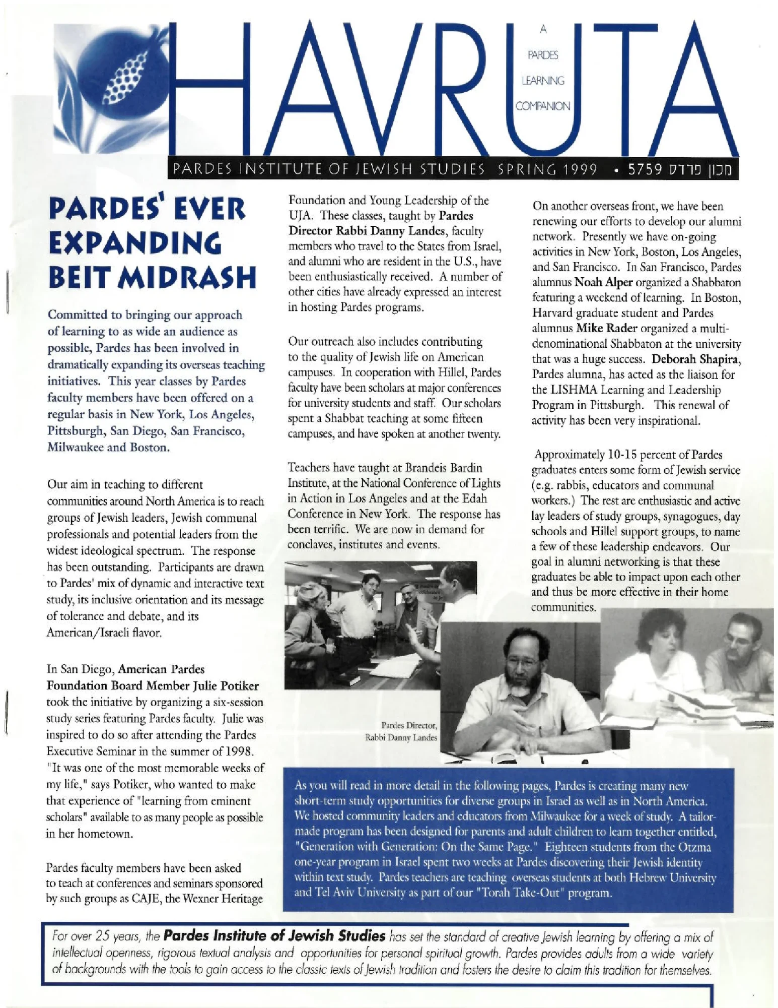 Havruta Spring 1999