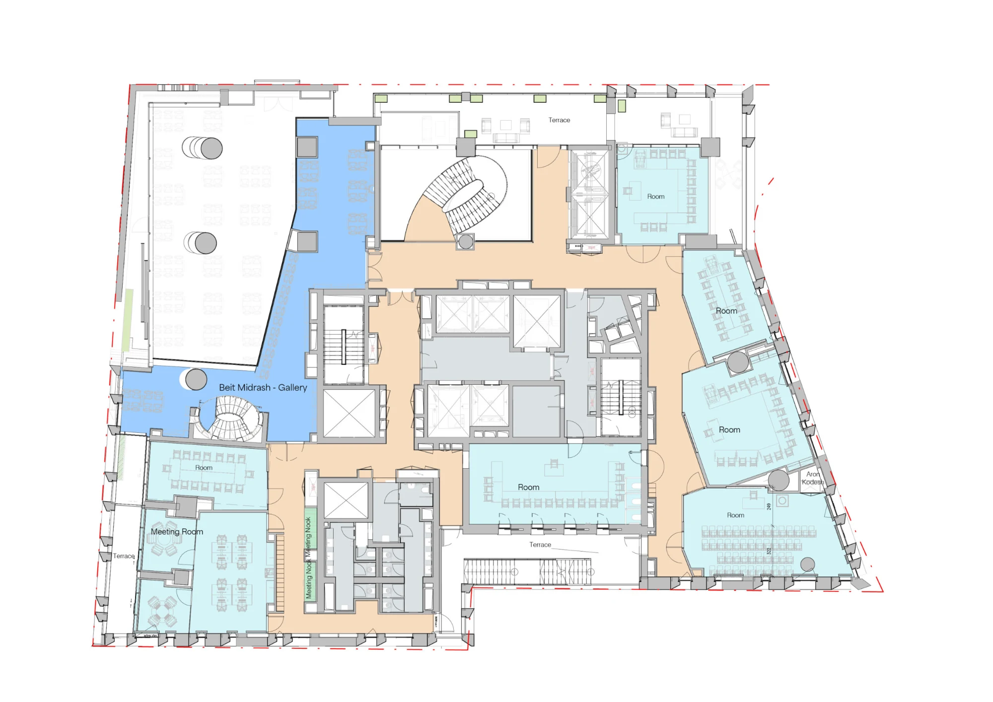 pardes new building floor